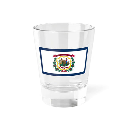 Flag of West Virginia (United States) Shot Glass 1.5oz 1.5oz - Go Mug Yourself