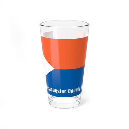 Flag of Westchester County New York (United States) Pint Glass 16oz 16oz - Go Mug Yourself