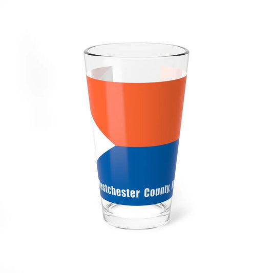 Flag of Westchester County New York (United States) Pint Glass 16oz 16oz - Go Mug Yourself