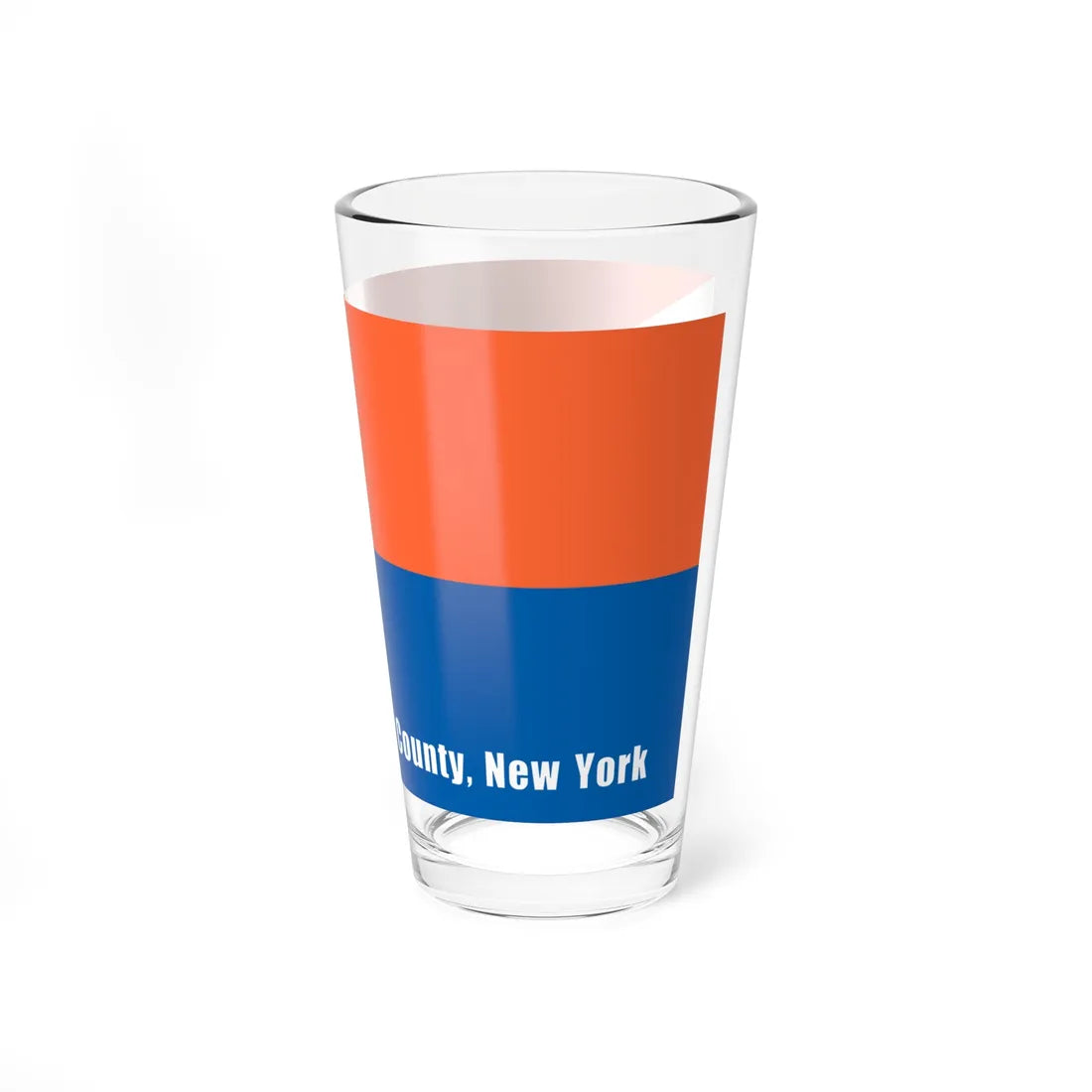 Flag of Westchester County New York (United States) Pint Glass 16oz - Go Mug Yourself