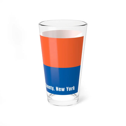 Flag of Westchester County New York (United States) Pint Glass 16oz - Go Mug Yourself
