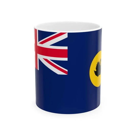 Flag of Western Australia 1870-1953 (Australia) White Coffee Mug 11oz - Go Mug Yourself
