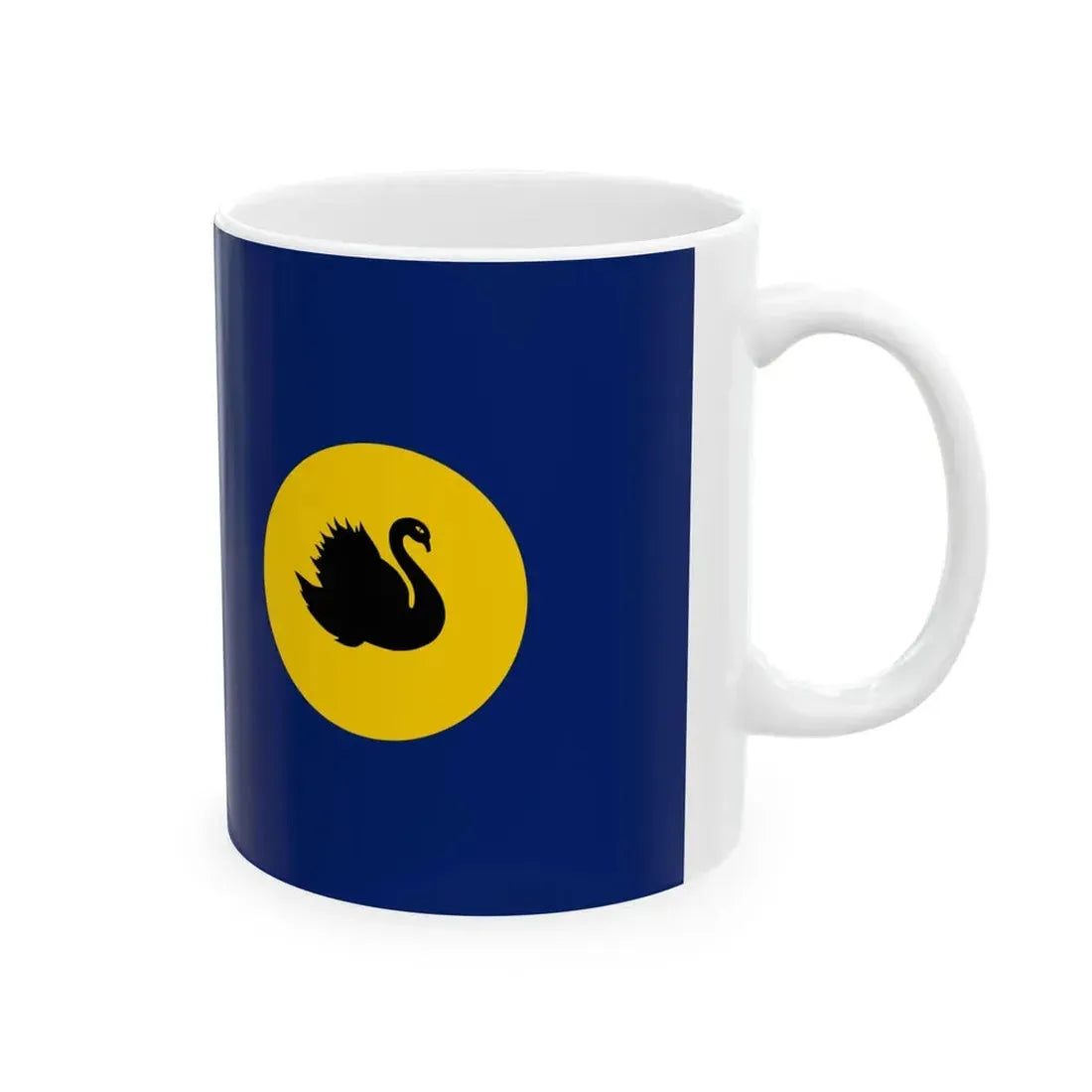 Flag of Western Australia 1870-1953 (Australia) White Coffee Mug - Go Mug Yourself