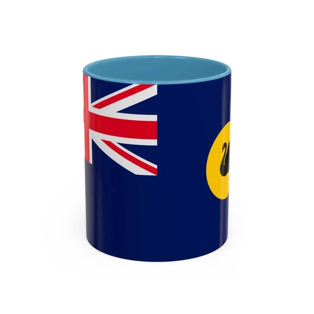 Flag of Western Australia - Accent Coffee Mug 11oz Light Blue - Go Mug Yourself