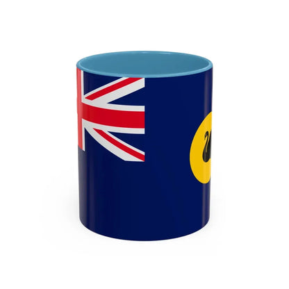 Flag of Western Australia - Accent Coffee Mug 11oz Light Blue - Go Mug Yourself