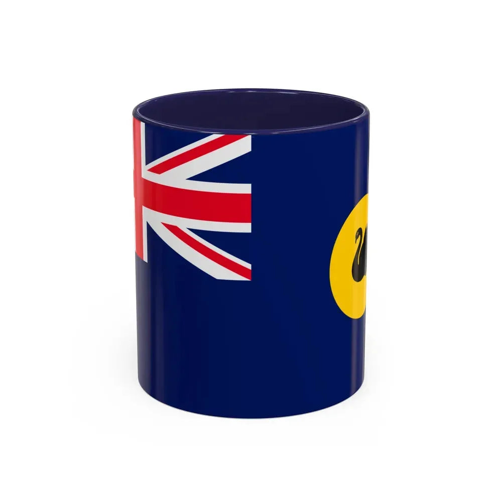 Flag of Western Australia - Accent Coffee Mug 11oz Navy - Go Mug Yourself