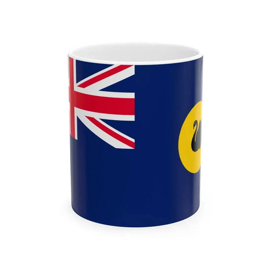 Flag of Western Australia (Australia) White Coffee Mug 11oz - Go Mug Yourself