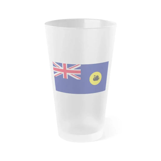Flag of Western Australia - Frosted Pint Glass 16oz 16oz Frosted - Go Mug Yourself