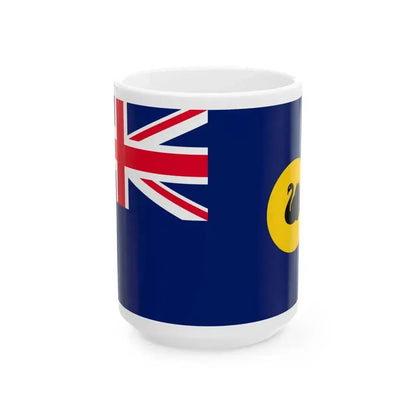 Flag of Western Australia - White Coffee Mug 15oz - Go Mug Yourself