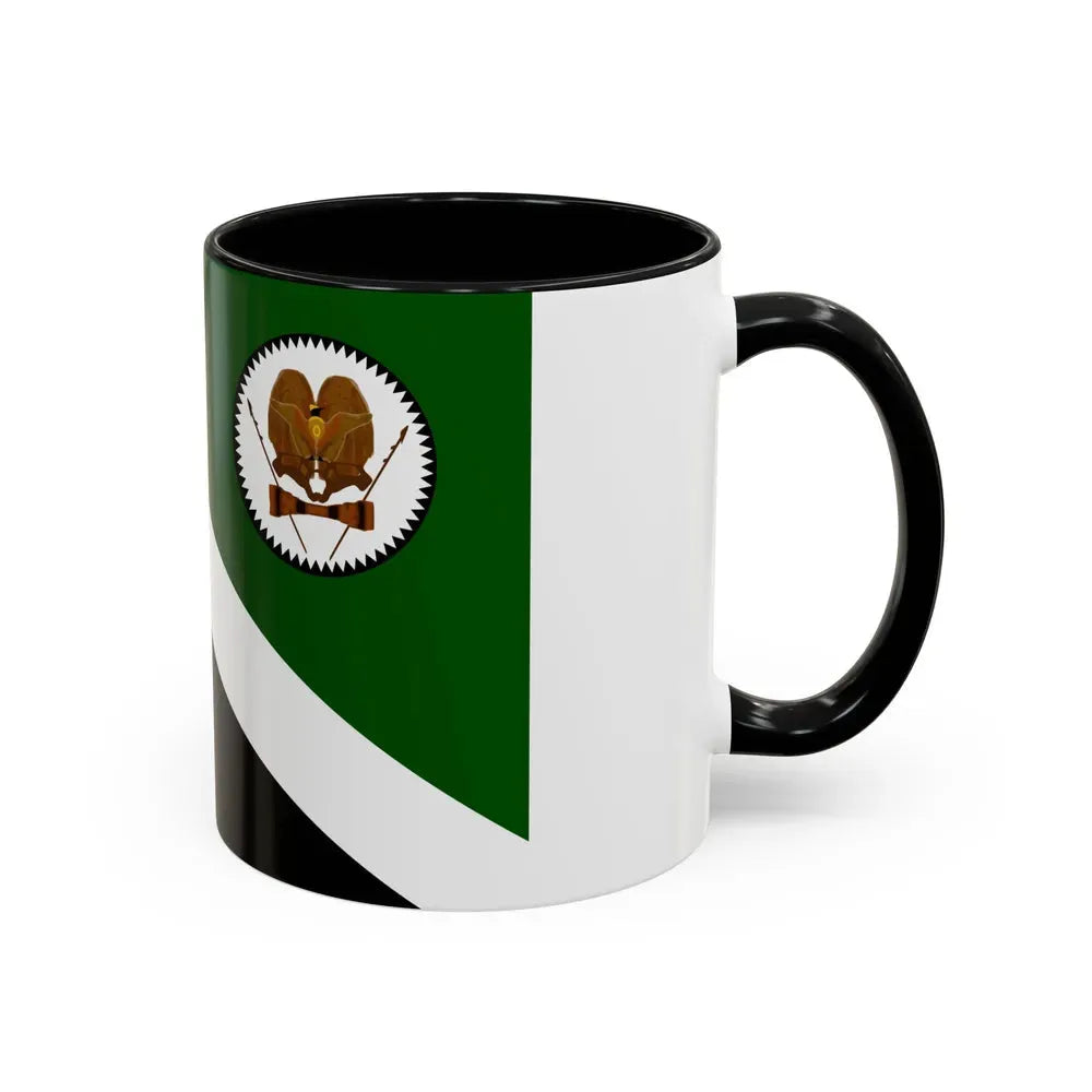 Flag of Western Highlands Papa New Guinea - Accent Coffee Mug - Go Mug Yourself