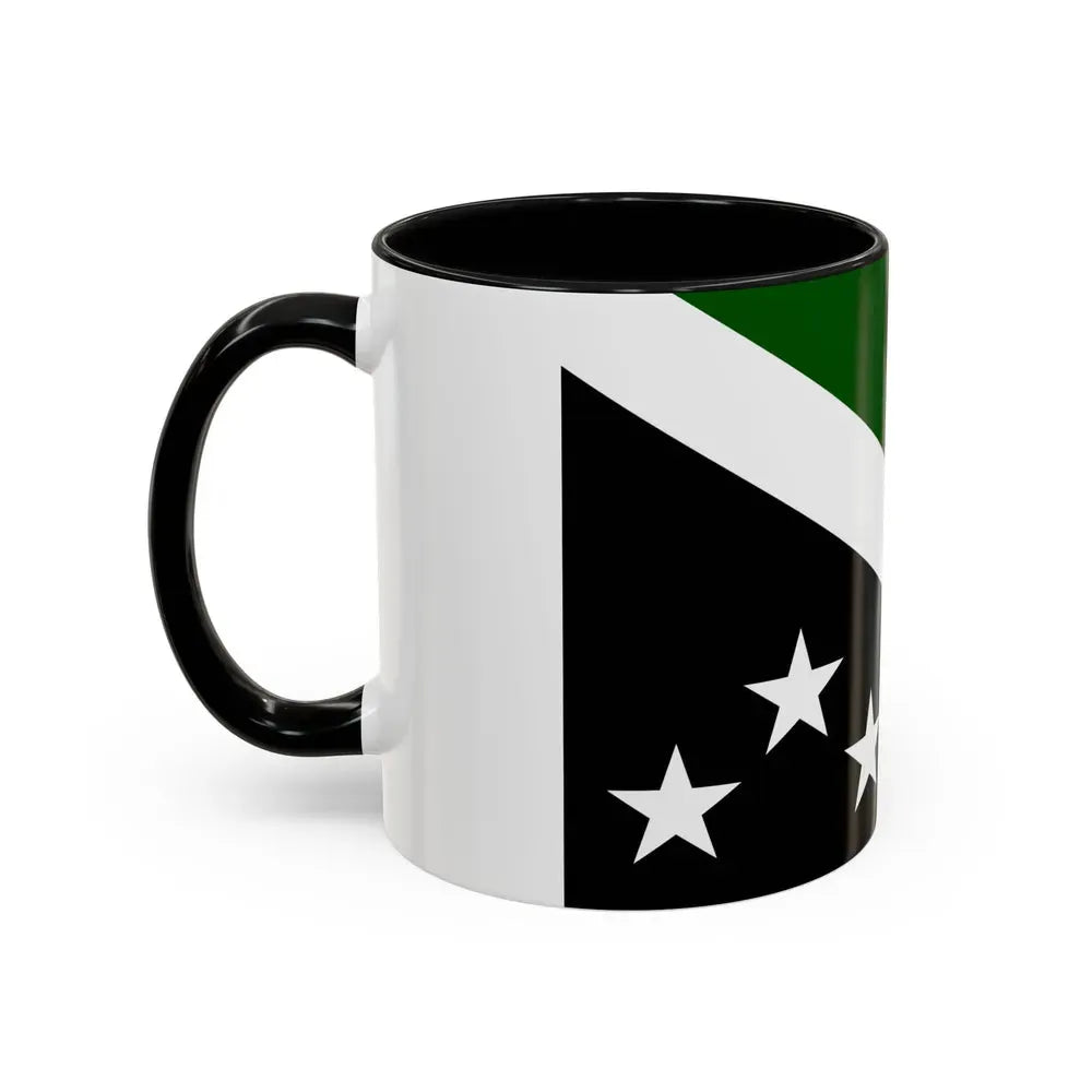 Flag of Western Highlands Papa New Guinea - Accent Coffee Mug - Go Mug Yourself
