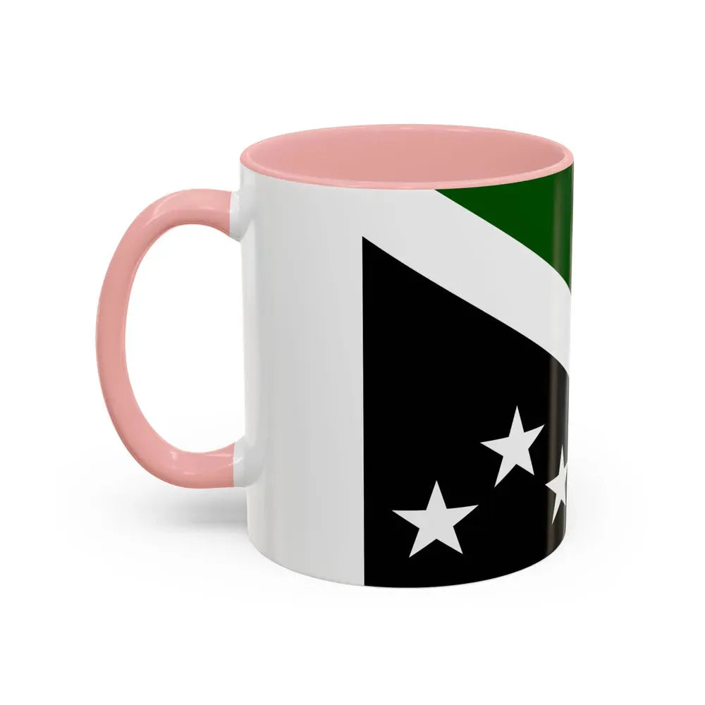 Flag of Western Highlands Papa New Guinea - Accent Coffee Mug - Go Mug Yourself