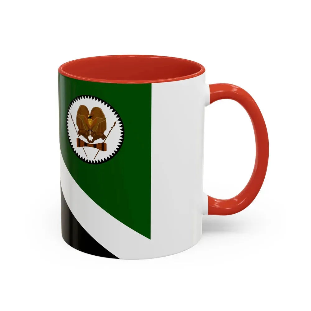 Flag of Western Highlands Papa New Guinea - Accent Coffee Mug - Go Mug Yourself