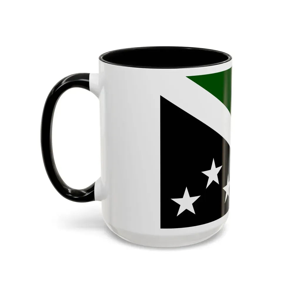 Flag of Western Highlands Papa New Guinea - Accent Coffee Mug - Go Mug Yourself