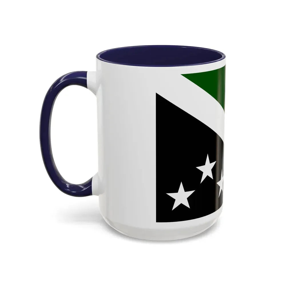 Flag of Western Highlands Papa New Guinea - Accent Coffee Mug - Go Mug Yourself