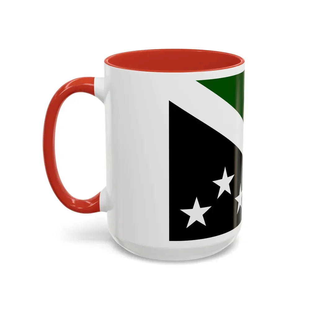 Flag of Western Highlands Papa New Guinea - Accent Coffee Mug - Go Mug Yourself