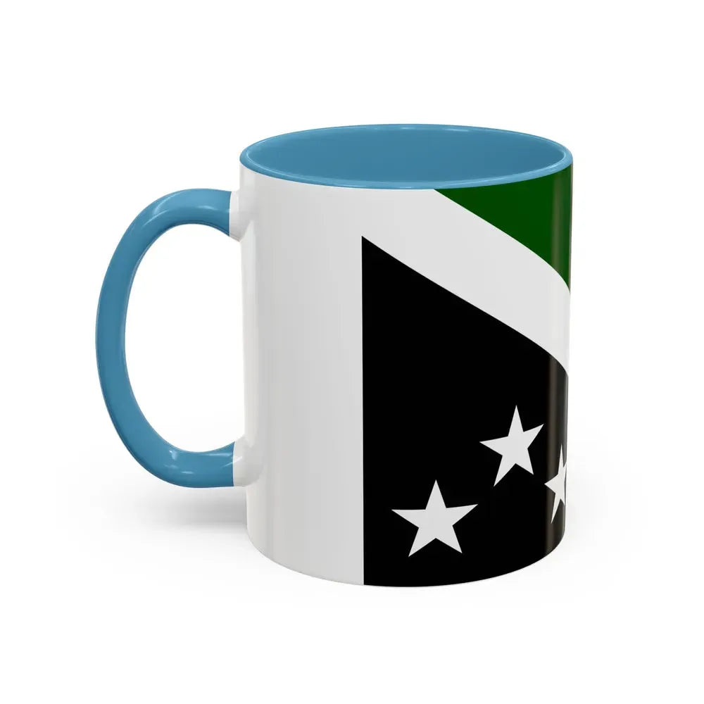 Flag of Western Highlands Papa New Guinea - Accent Coffee Mug - Go Mug Yourself