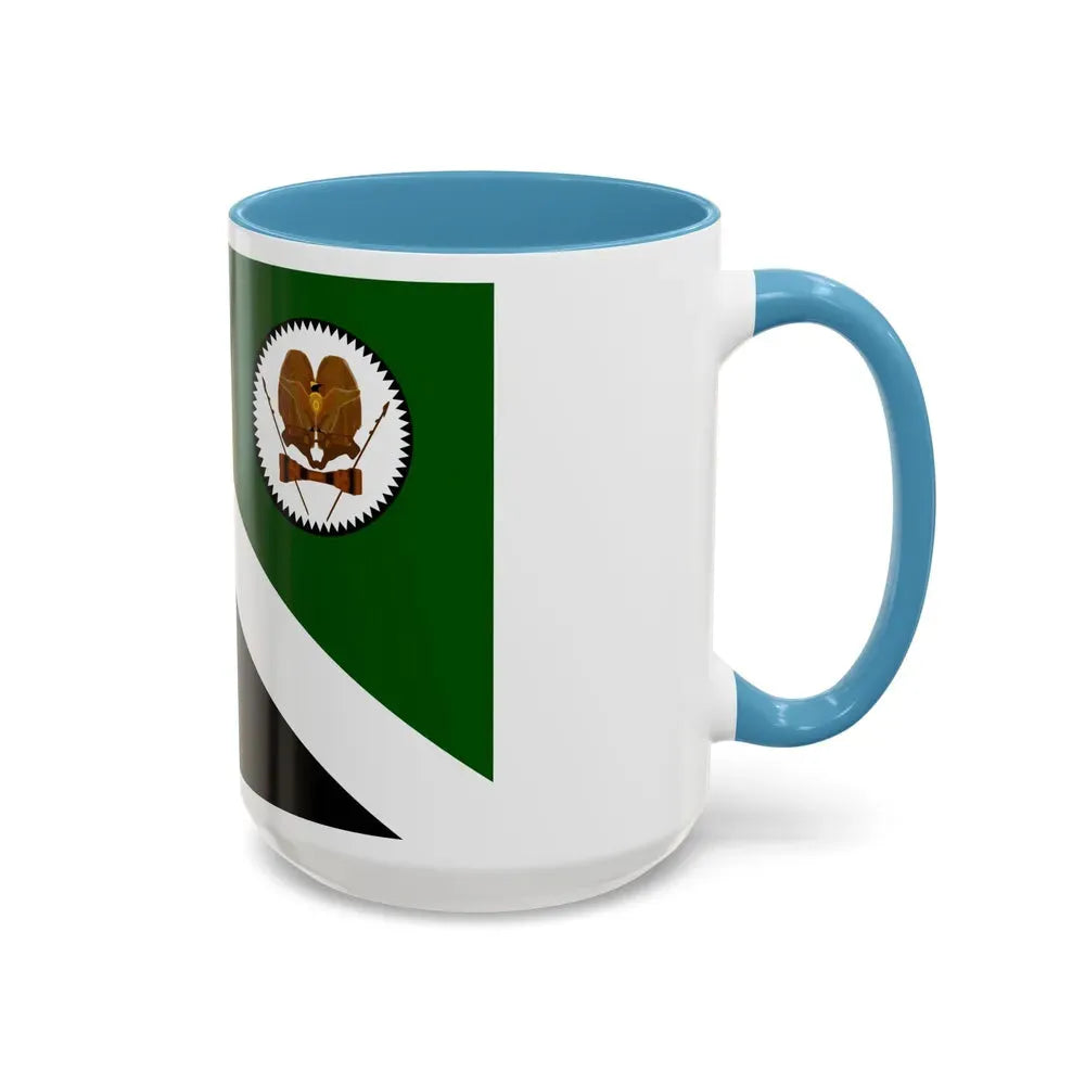 Flag of Western Highlands Papa New Guinea - Accent Coffee Mug - Go Mug Yourself