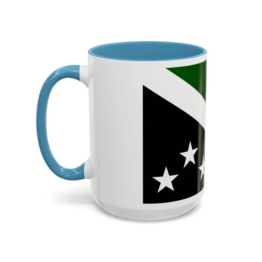 Flag of Western Highlands Papa New Guinea - Accent Coffee Mug - Go Mug Yourself