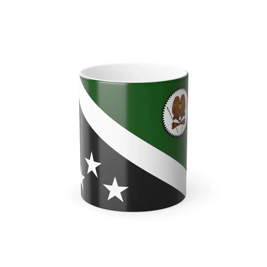 Flag of Western Highlands Papa New Guinea - Color Changing Coffee Mug 11oz - Go Mug Yourself