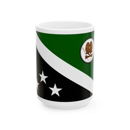 Flag of Western Highlands Papa New Guinea - White Coffee Mug 15oz - Go Mug Yourself