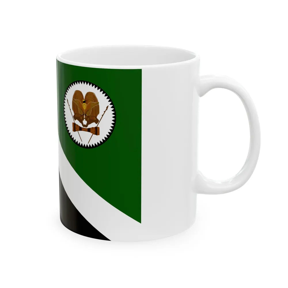 Flag of Western Highlands Papa New Guinea - White Coffee Mug - Go Mug Yourself