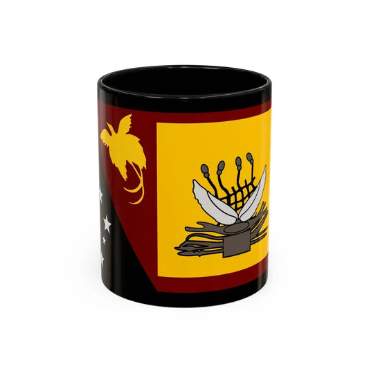 Flag of Western Province Papa New Guinea - Accent Coffee Mug 11oz Black - Go Mug Yourself