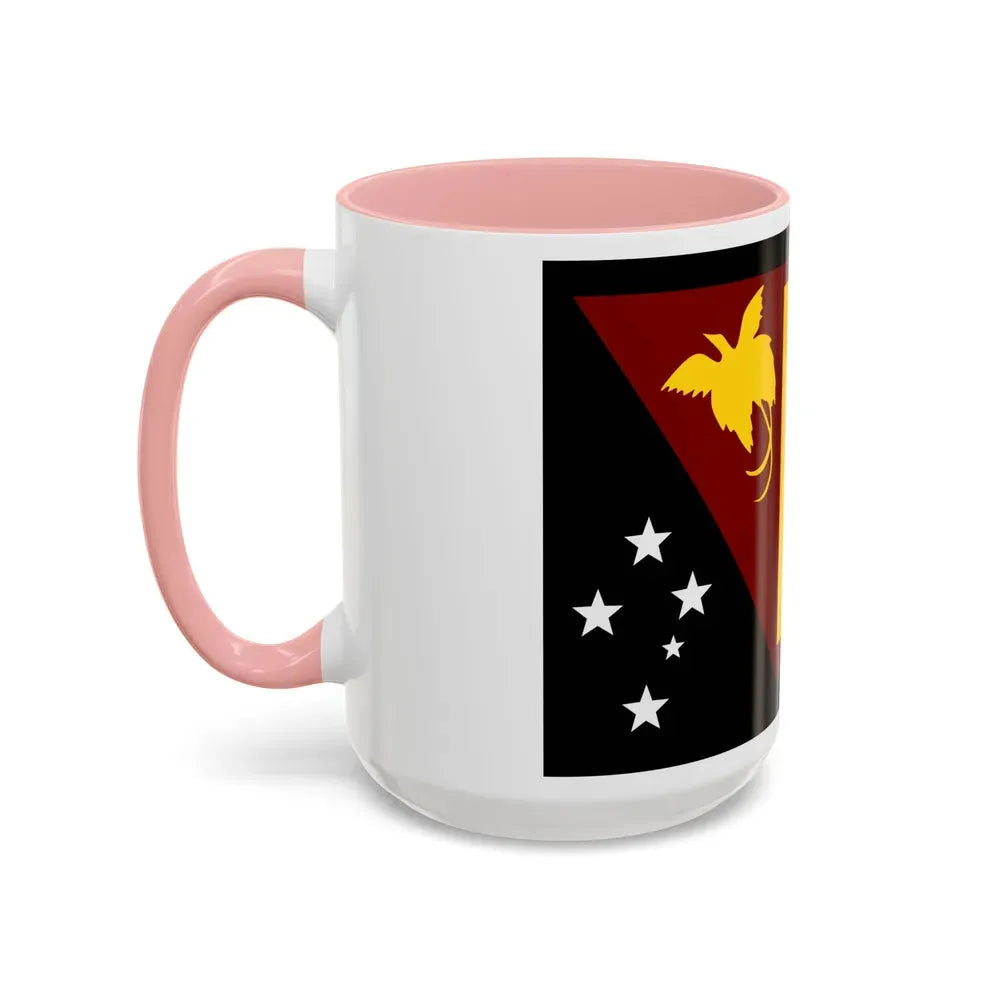 Flag of Western Province Papa New Guinea - Accent Coffee Mug - Go Mug Yourself