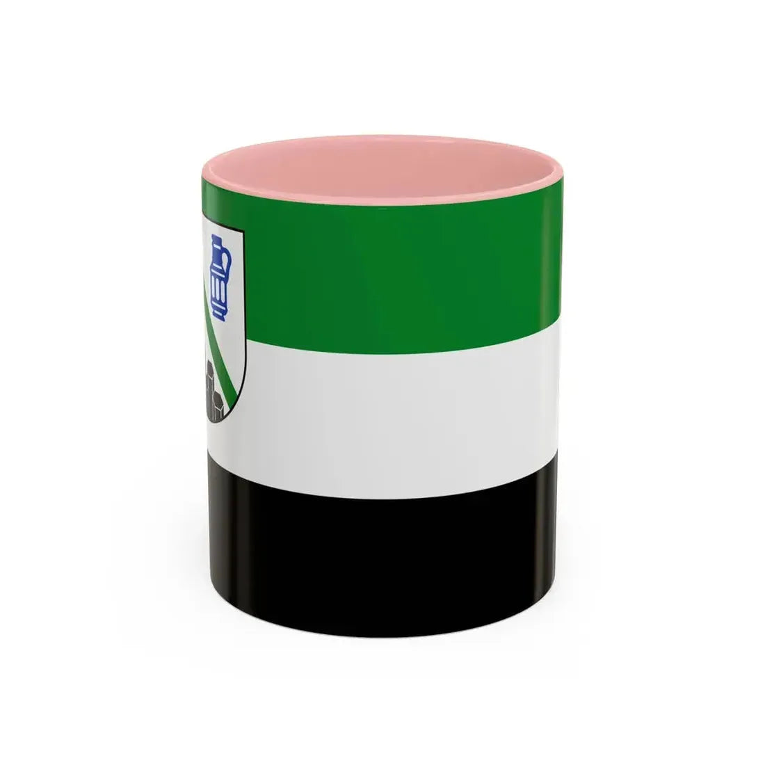 Flag of Westerwaldkreis Germany - Accent Coffee Mug 11oz Pink - Go Mug Yourself
