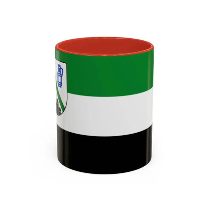 Flag of Westerwaldkreis Germany - Accent Coffee Mug 11oz Red - Go Mug Yourself