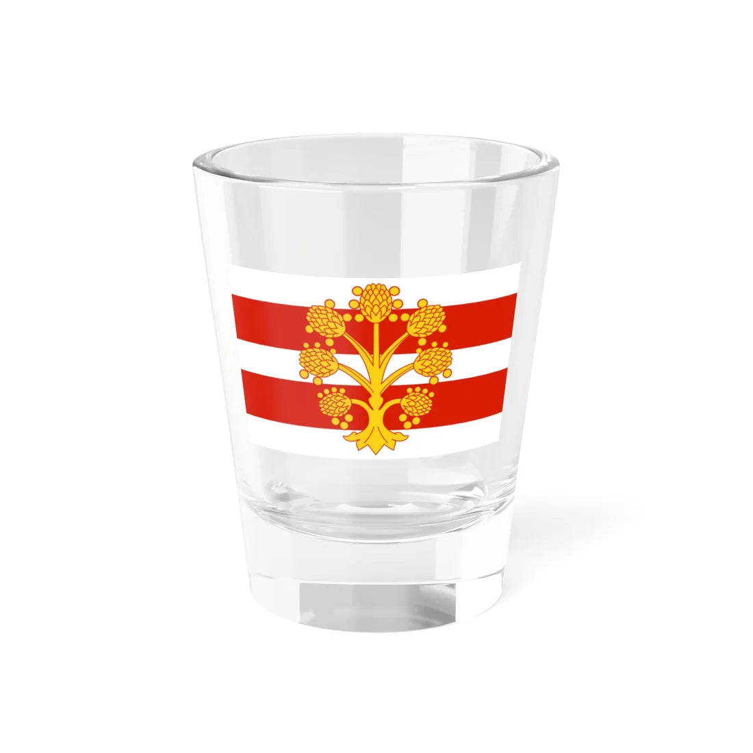Flag of Westmorland (England) Shot Glass 1.5oz 1.5oz - Go Mug Yourself