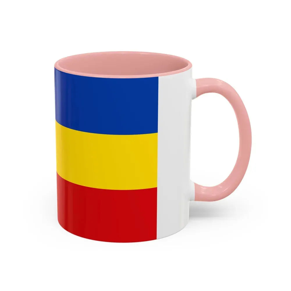 Flag of Wetteraukreises Germany - Accent Coffee Mug - Go Mug Yourself