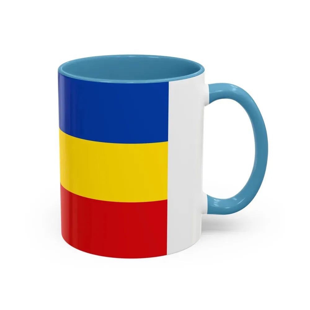 Flag of Wetteraukreises Germany - Accent Coffee Mug - Go Mug Yourself