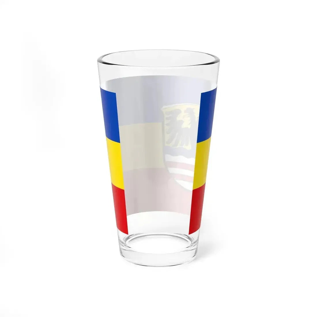 Flag of Wetteraukreises Germany - Pint Glass 16oz - Go Mug Yourself