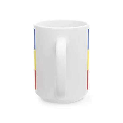 Flag of Wetteraukreises Germany - White Coffee Mug - Go Mug Yourself