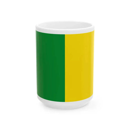 Flag of Wetteren Belgium (Belgium) White Coffee Mug 15oz - Go Mug Yourself