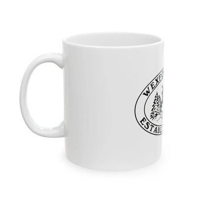 Flag of Wexford County Michigan (United States) White Coffee Mug - Go Mug Yourself