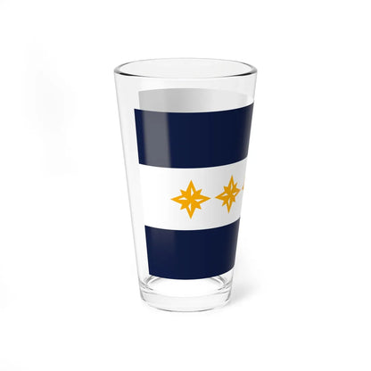 Flag of Wheeling, West Virginia - Pint Glass 16oz - Go Mug Yourself