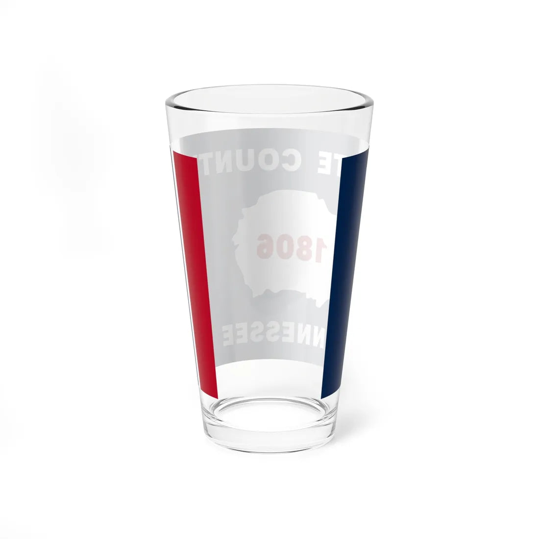 Flag of White County Tennessee (United States) Pint Glass 16oz - Go Mug Yourself
