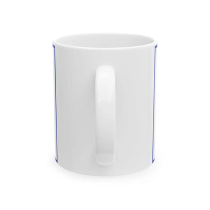 Flag of White Hall West Virginia 2018-2020 (United States) White Coffee Mug - Go Mug Yourself