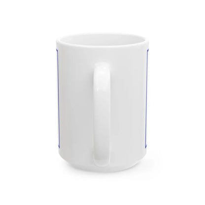 Flag of White Hall West Virginia 2018-2020 (United States) White Coffee Mug - Go Mug Yourself