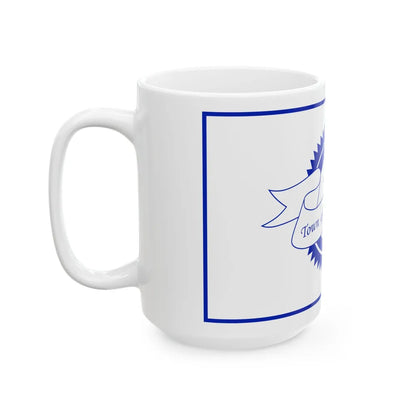 Flag of White Hall West Virginia 2018-2020 (United States) White Coffee Mug - Go Mug Yourself