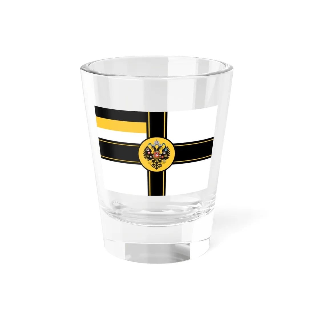 Flag of White Legion 88 (Russia) Shot Glass 1.5oz 1.5oz - Go Mug Yourself