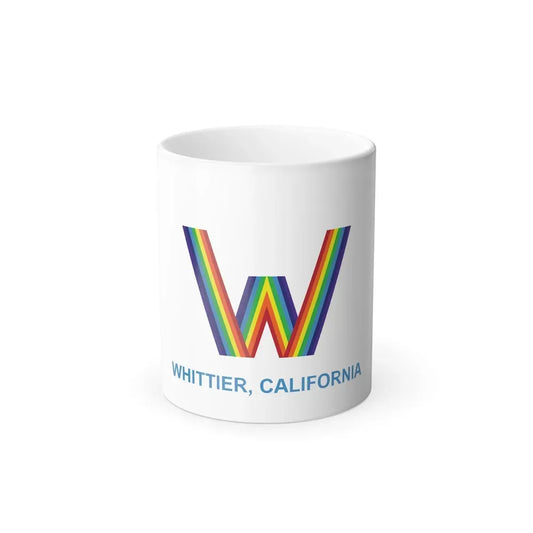 Flag of Whittier, California - Color Changing Coffee Mug 11oz - Go Mug Yourself