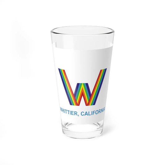 Flag of Whittier California (United States) Pint Glass 16oz 16oz - Go Mug Yourself