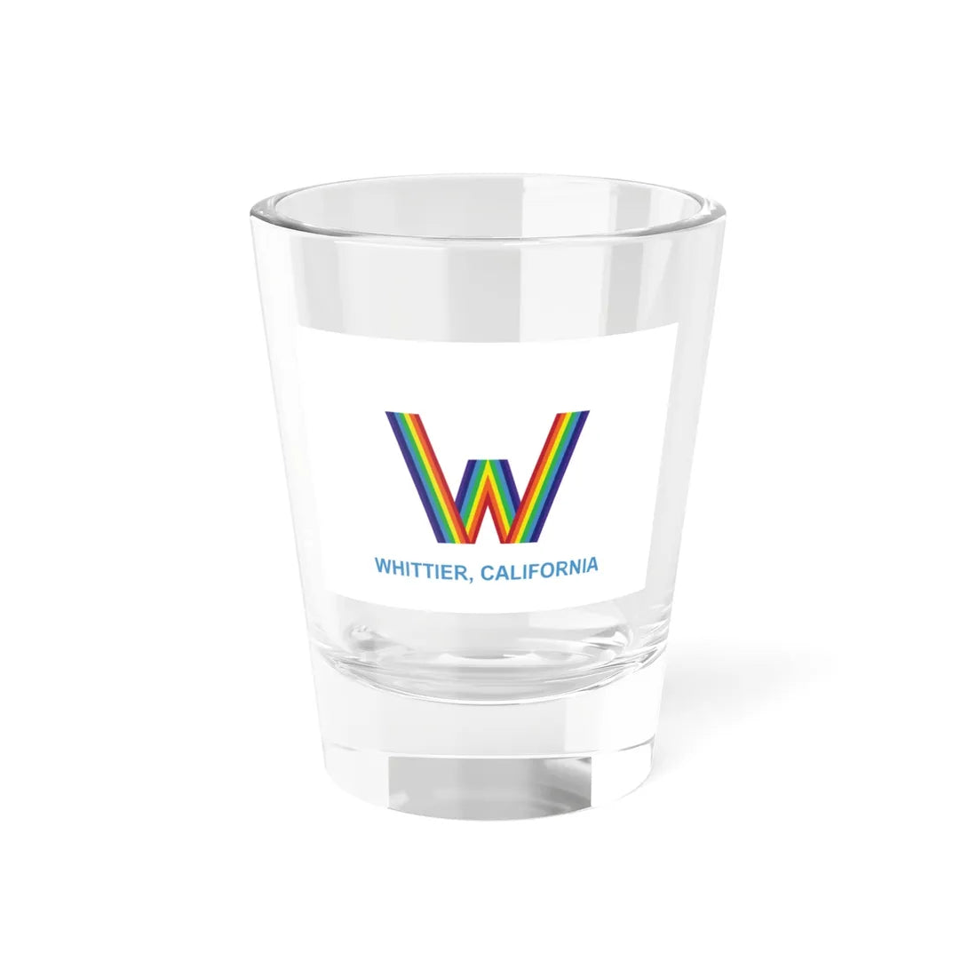 Flag of Whittier California (United States) Shot Glass 1.5oz 1.5oz - Go Mug Yourself