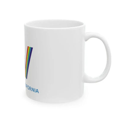 Flag of Whittier California (United States) White Coffee Mug - Go Mug Yourself