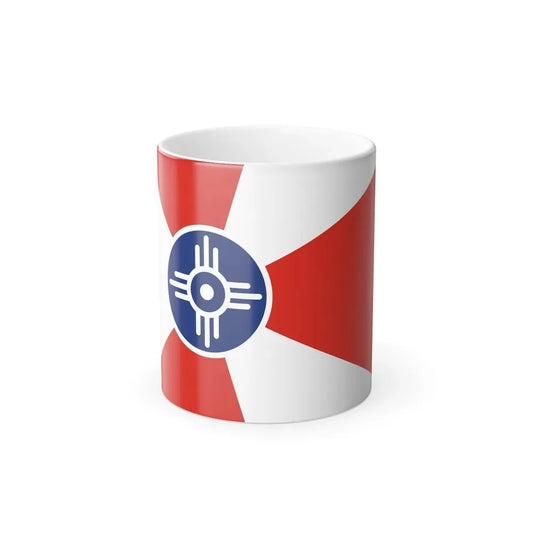 Flag of Wichita, Kansas - Color Changing Coffee Mug 11oz - Go Mug Yourself
