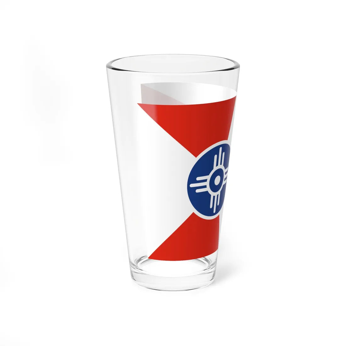 Flag of Wichita Kansas (United States) Pint Glass 16oz - Go Mug Yourself