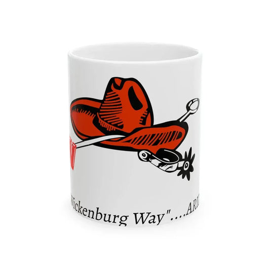 Flag of Wickenburg Arizona 2010-2022 (United States) White Coffee Mug 11oz - Go Mug Yourself